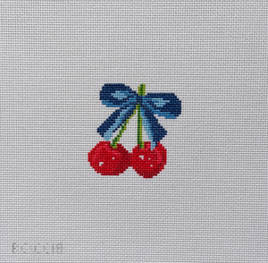 Cherry Blue Bow