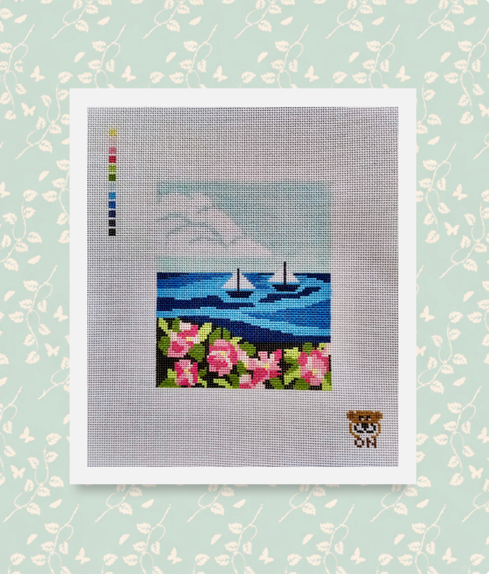Sailboats & Flowers