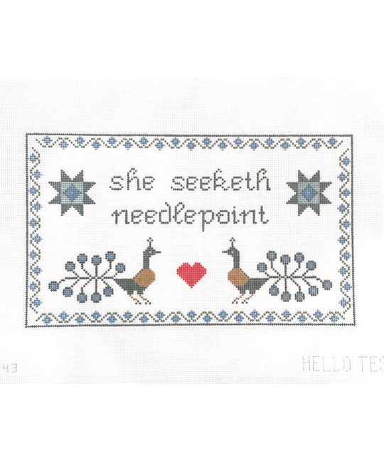 HT143 She Seeketh Sampler - TS