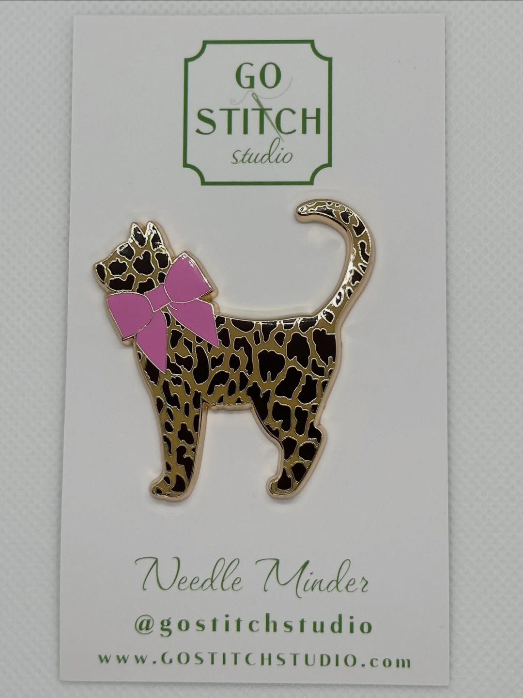 Leopard Kitty Needleminder - MKT