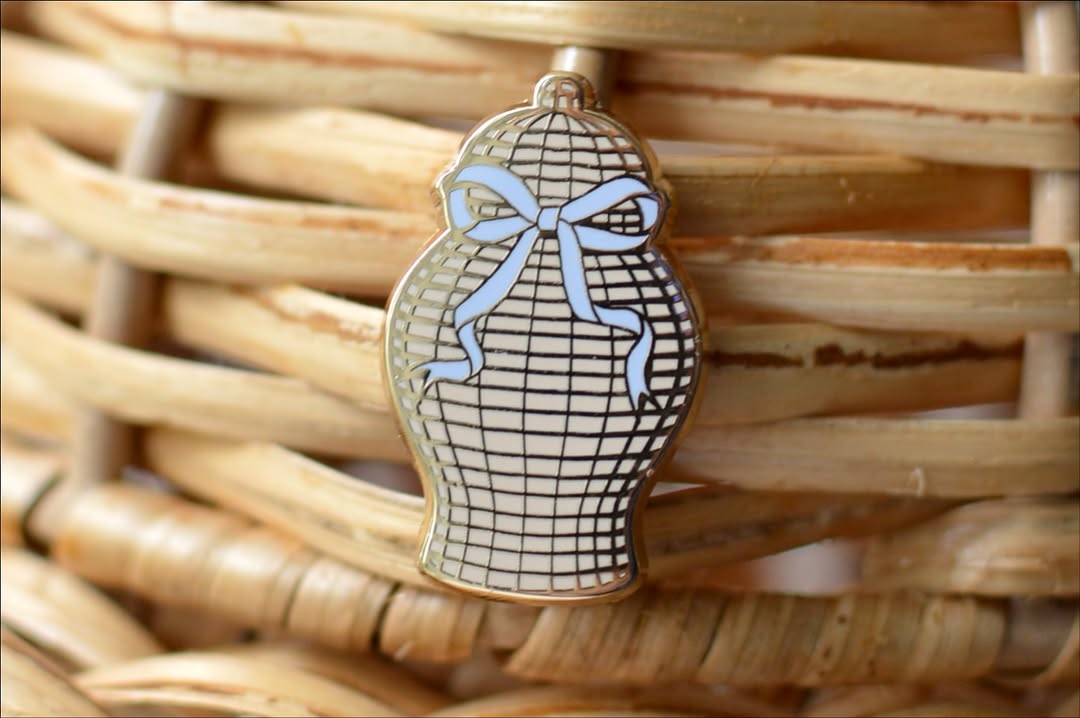 Rattan Ginger Jar Needleminder