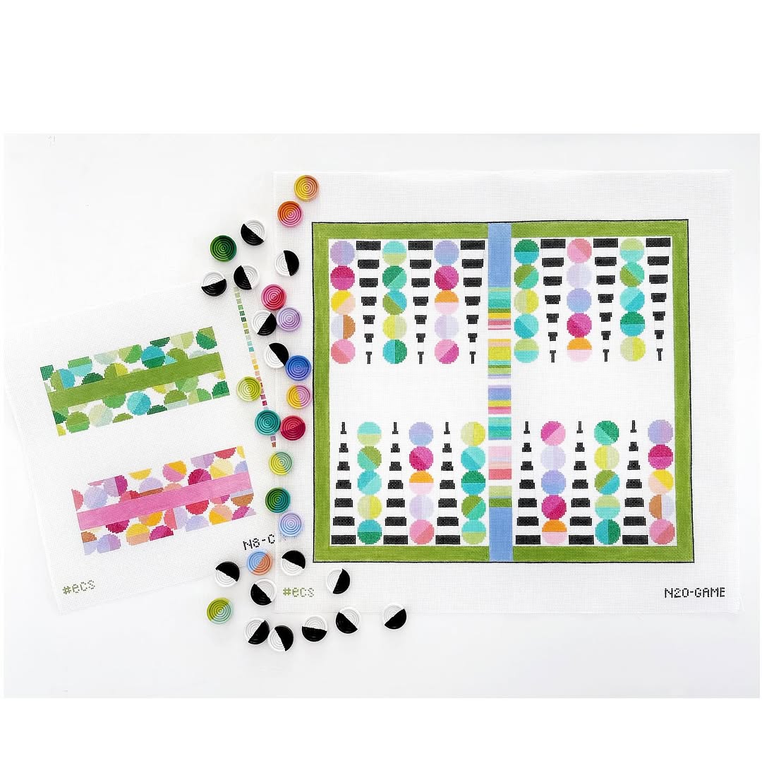 Lulu Backgammon Board and cups