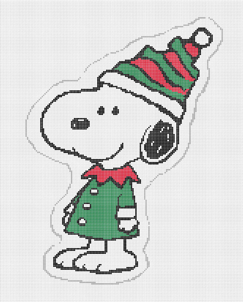 Snoopy Elf Shaped Pillow Canvas PNTS-ELFPILLOW