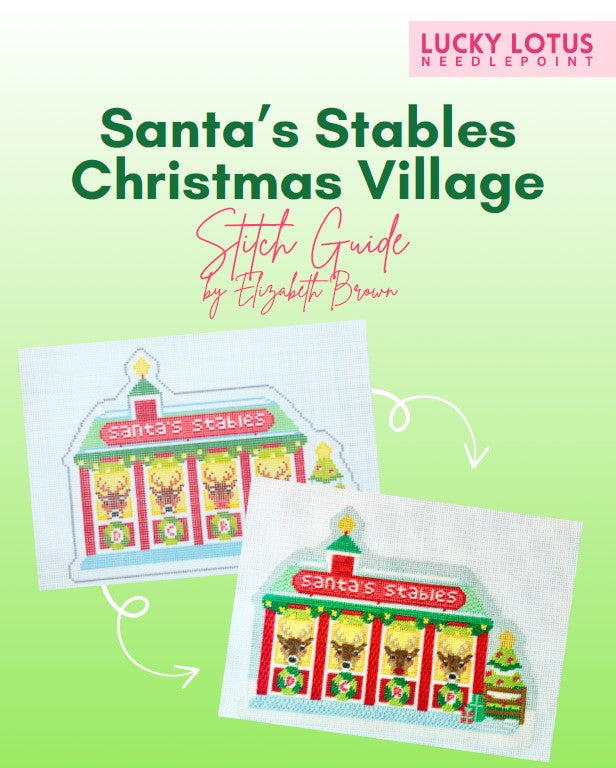 Santa's Stables Christmas Village Stitch Guide - SE