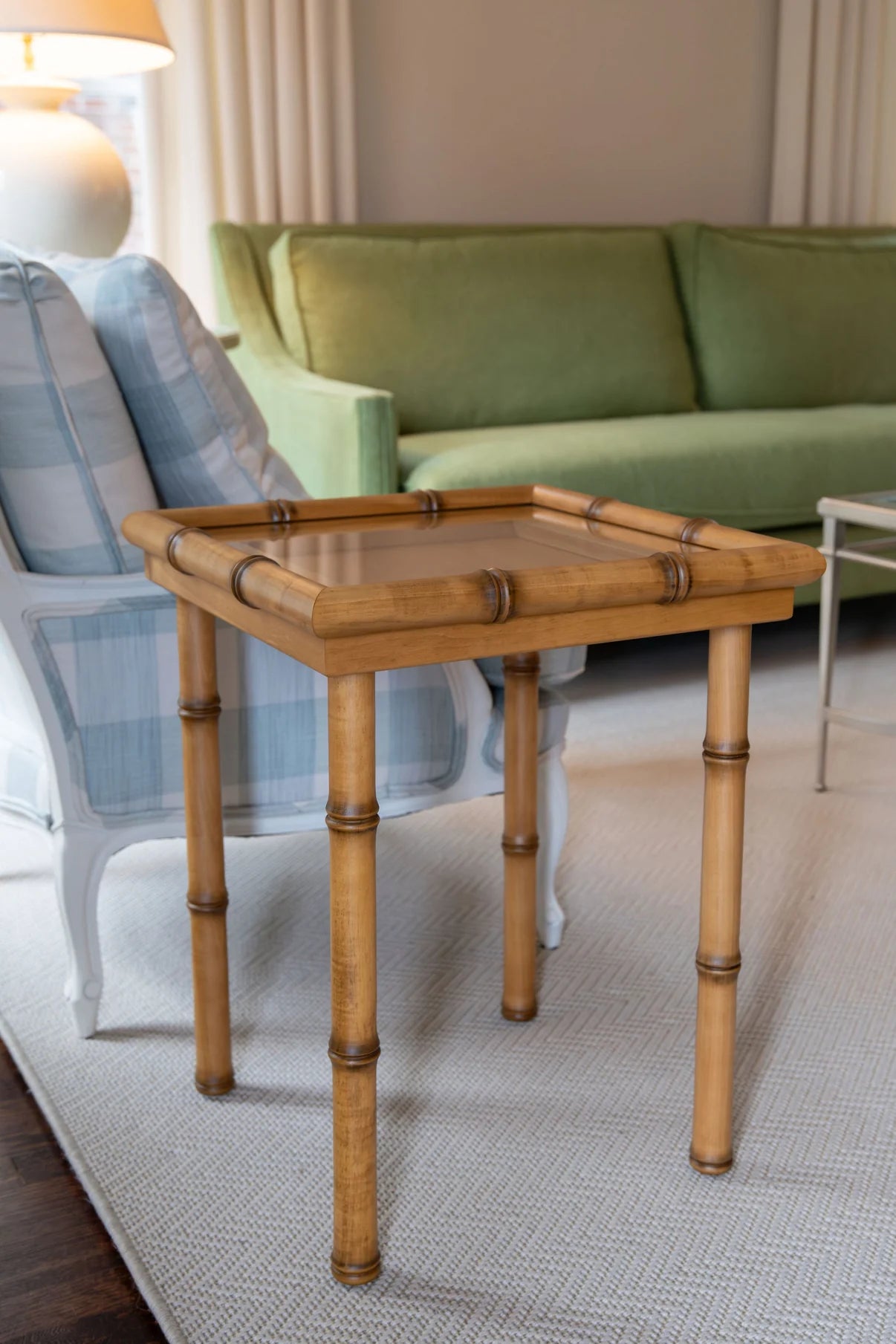 Bamboo Self-Finishing Table for Needlepoint - Handmade in US  | PRE-ORDER