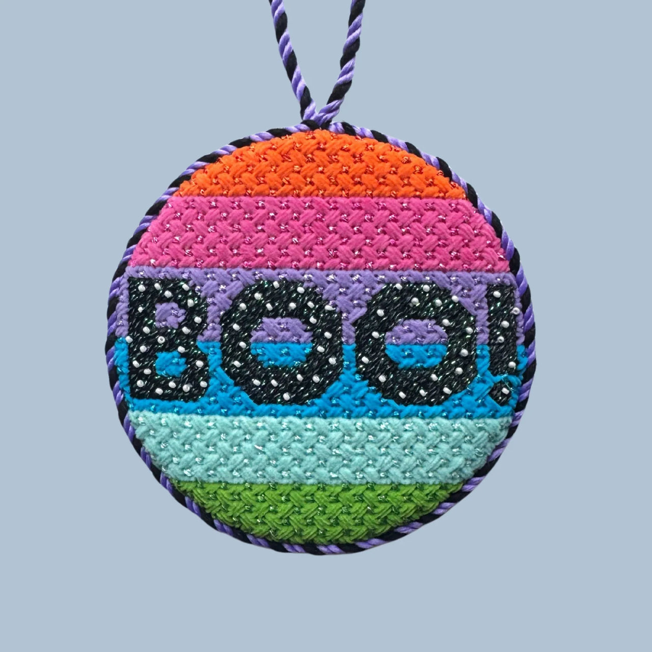 Colorful Boo! Needlepoint Canvas