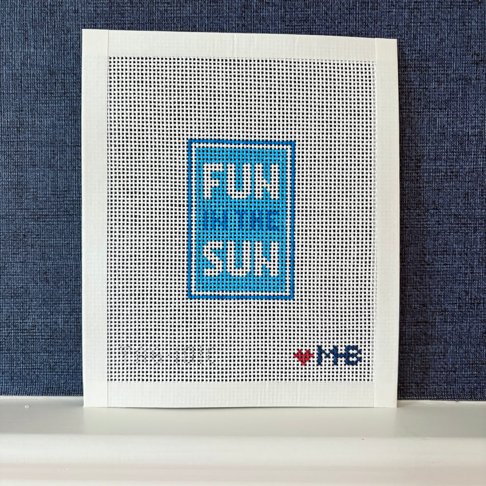 TAG101C Fun in the Sun (Greek Blues) Bag Tag