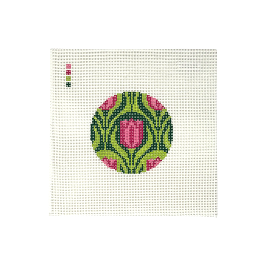 Art Nouveau Tulip Round