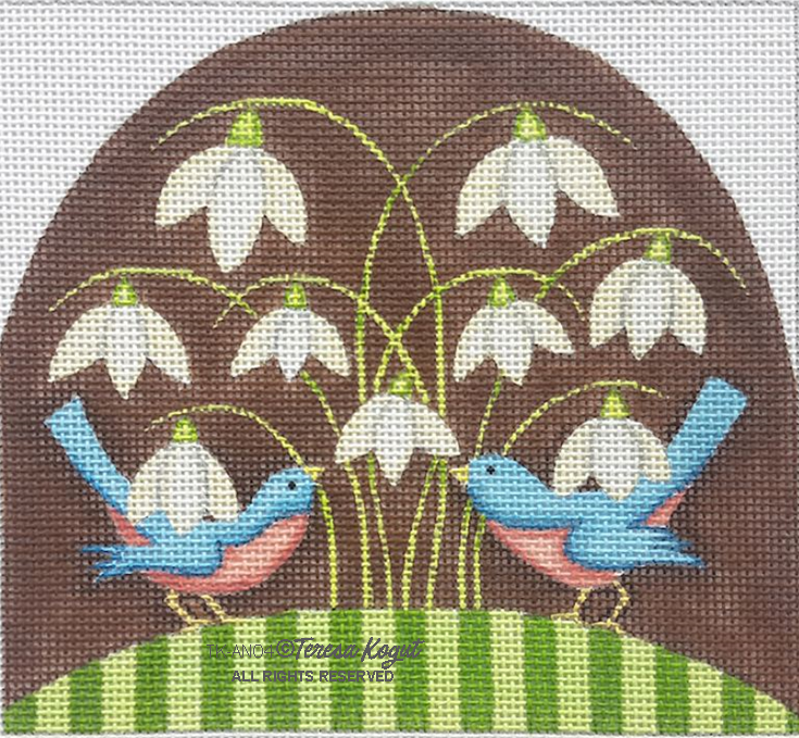 TKAN04 - Animals: Bluebirds & Snowdrops - TS