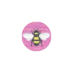Bee Hot Pink Background Fob Insert TTF059D