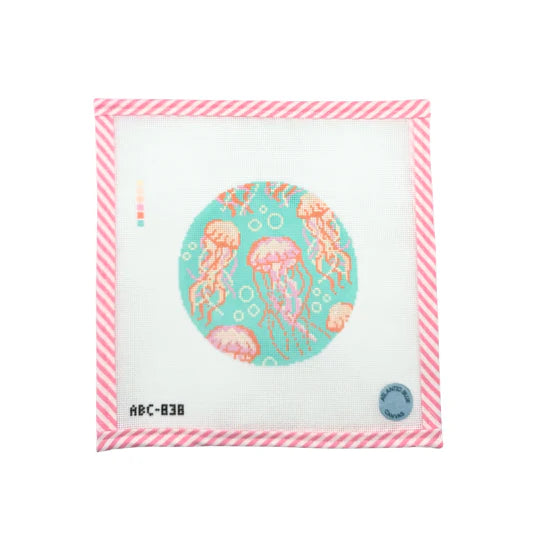 Jellyfish Round - Blue - ABC-838