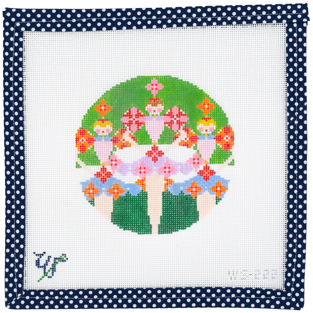 WS-222 Waltz of the Flowers Canvas and Stitch Guide - Nutcracker Ballet