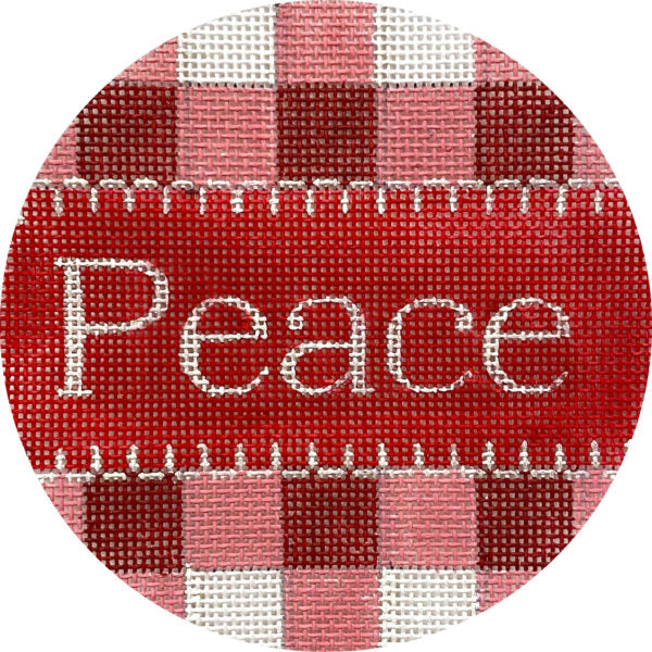 X435 Peace Gingham in Red