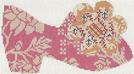 LR 3018A ROSE SHOW W/GOLD FLOWER - TS