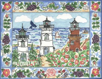 ©SWB 177 VINEYARD LIGHTHOUSES - TS