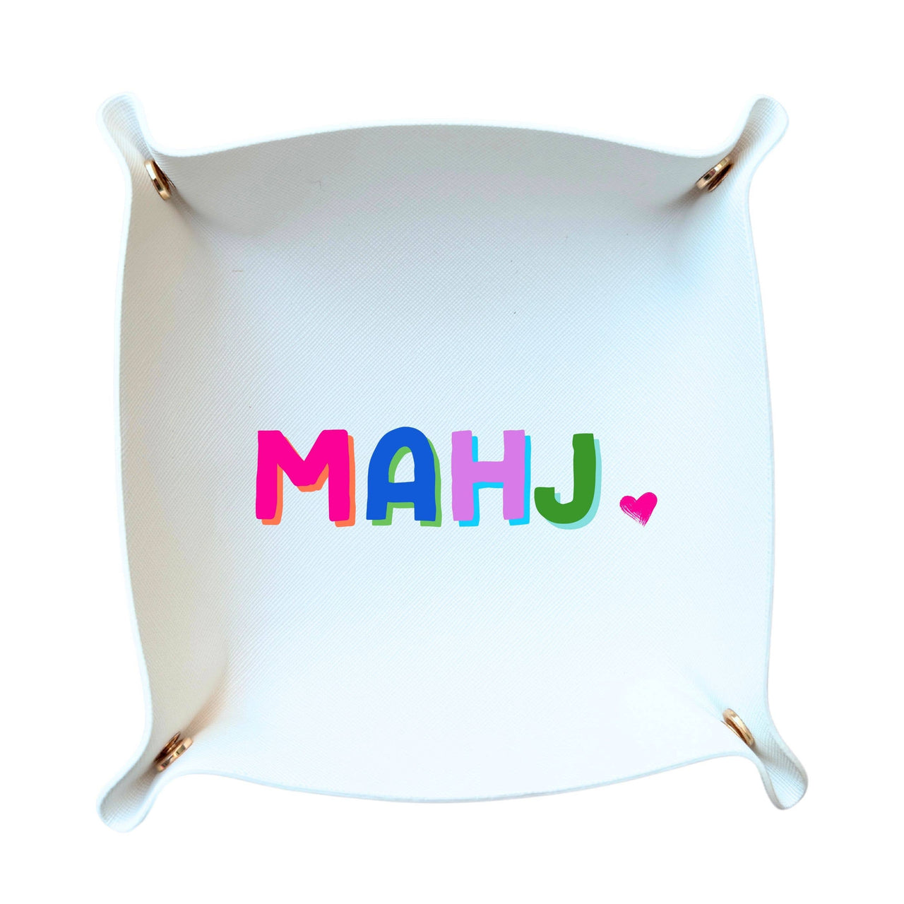 Mahjong gift colorful snap tray | ort try and catch all