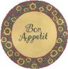LR 396 BON APETIT PLATE - TS