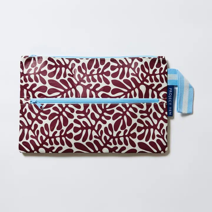 Recycled Multi-Compartment Zip Bag