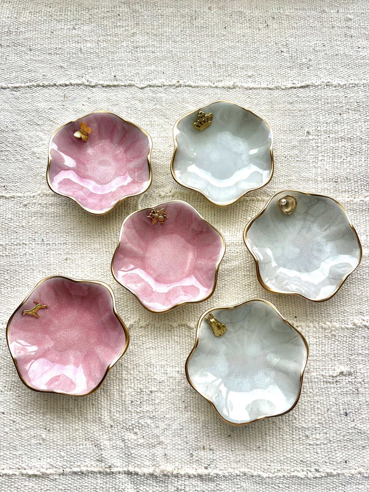 Lotus Flower Ceramic Dish | ort dish or catch all