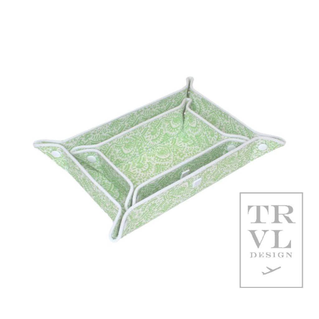 Tray Set - Batik Leaf