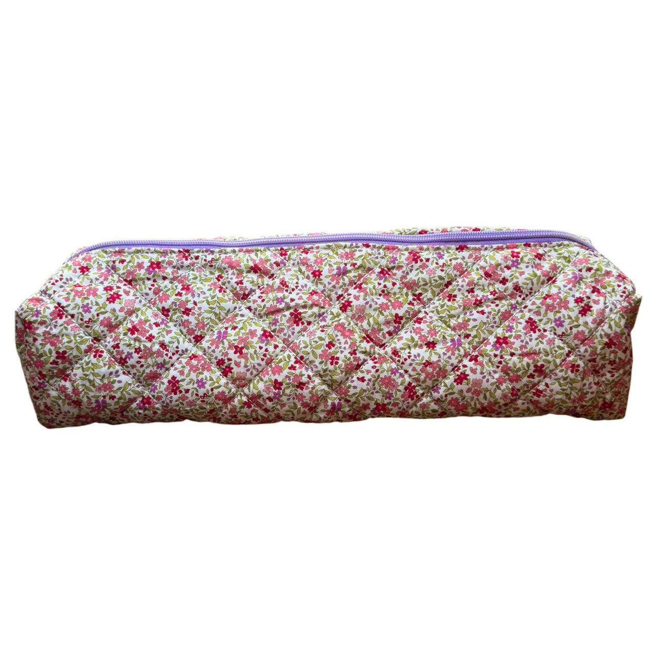 Purple & Pink Floral Roll-It-Up Bag