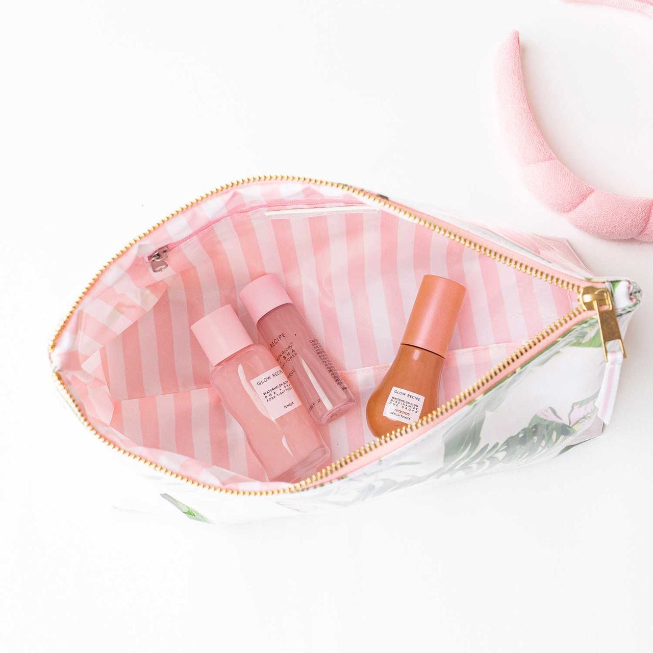 Clear-Coated Travel Project / Accessories Bag