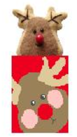 CA101 Reindeer Treat Bag w/Reindeer - TS