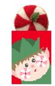 CA102 Elf Treat Bag w/Peppermint - TS