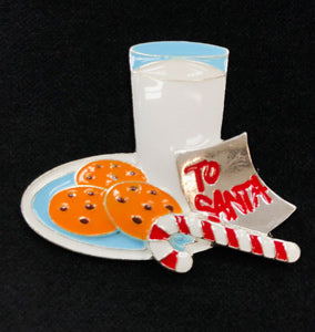 Santa's Cookies and Milk Big Buddy Needleminder Magnet
