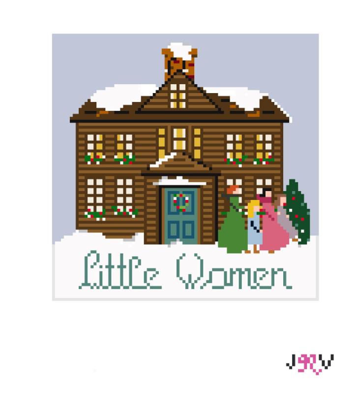 JV131 - Little Women Winter Needlepoint Canvas