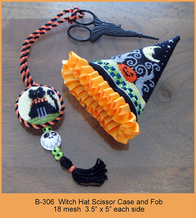 B-306 Witch Hat Scissor Case & Fob - TS