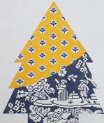 LR 3023B YELLOW/BLUE TOILE TREE - TS