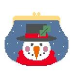 SH123 Snowman Purse
