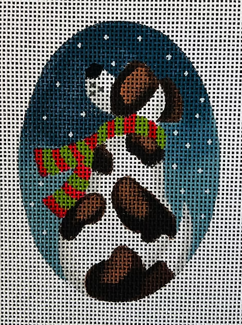 Dog and Snow Ornament TTOR161-13 - MKT4