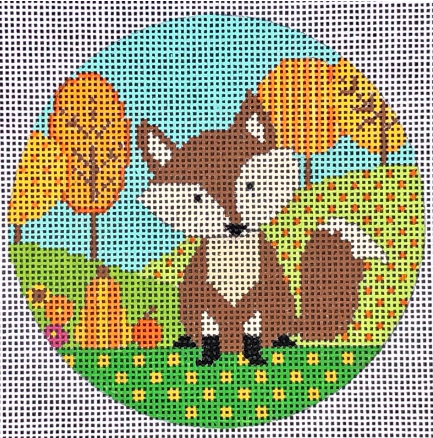 N122A Fall Fox Ornament