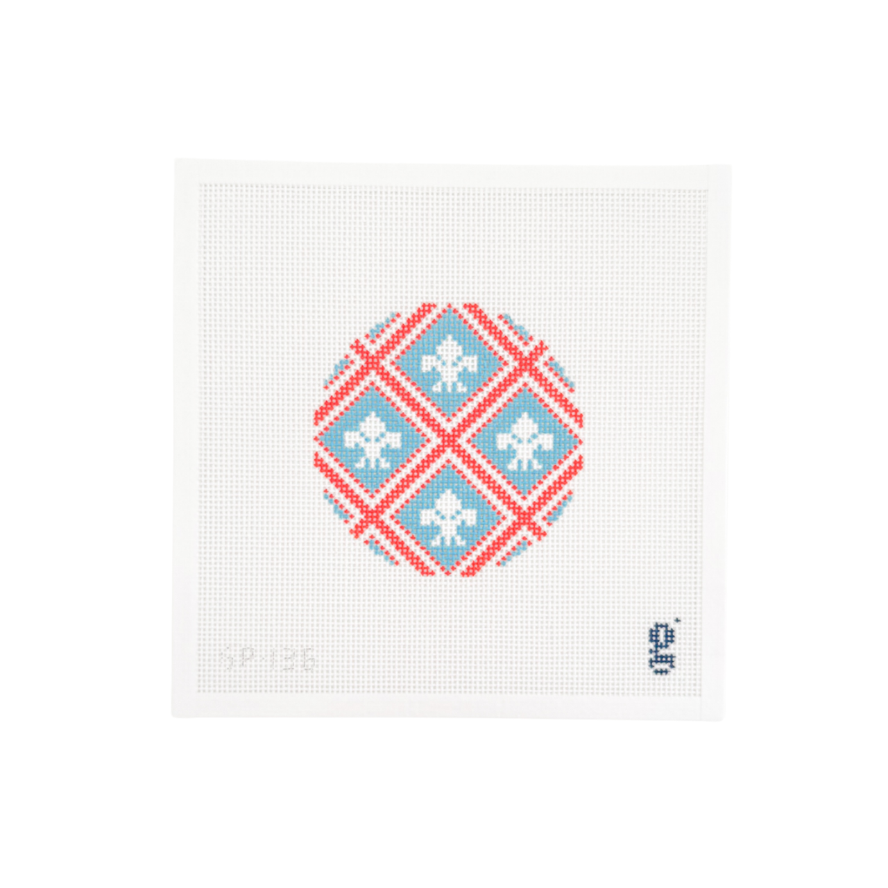 GP136 Fleur de Lis Round