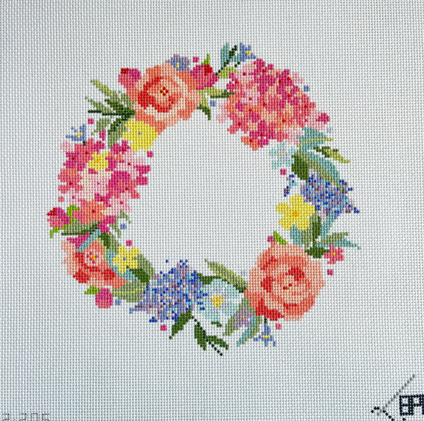 22-205  Floral Wreath  - TS