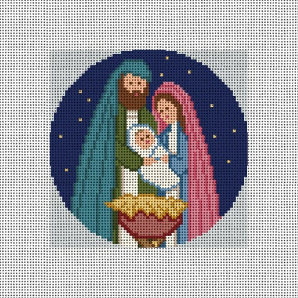 Folk Art Holy Family