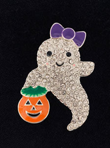Ghost with Candy Bucket Big Buddie Needleminder Magnet