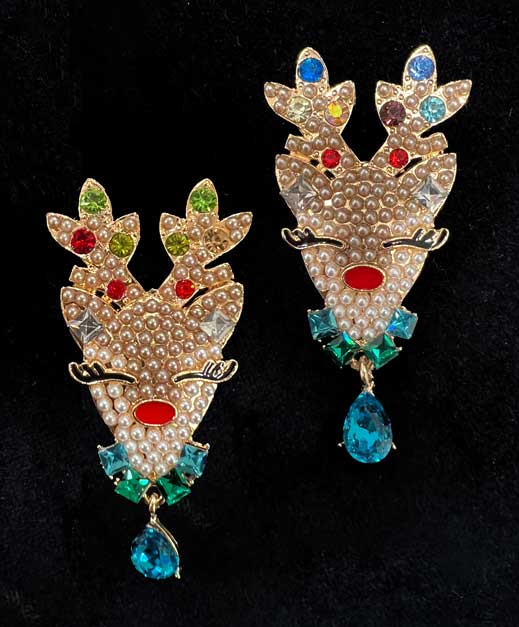 Glam Reindeer Big Buddie Needleminder Magnet