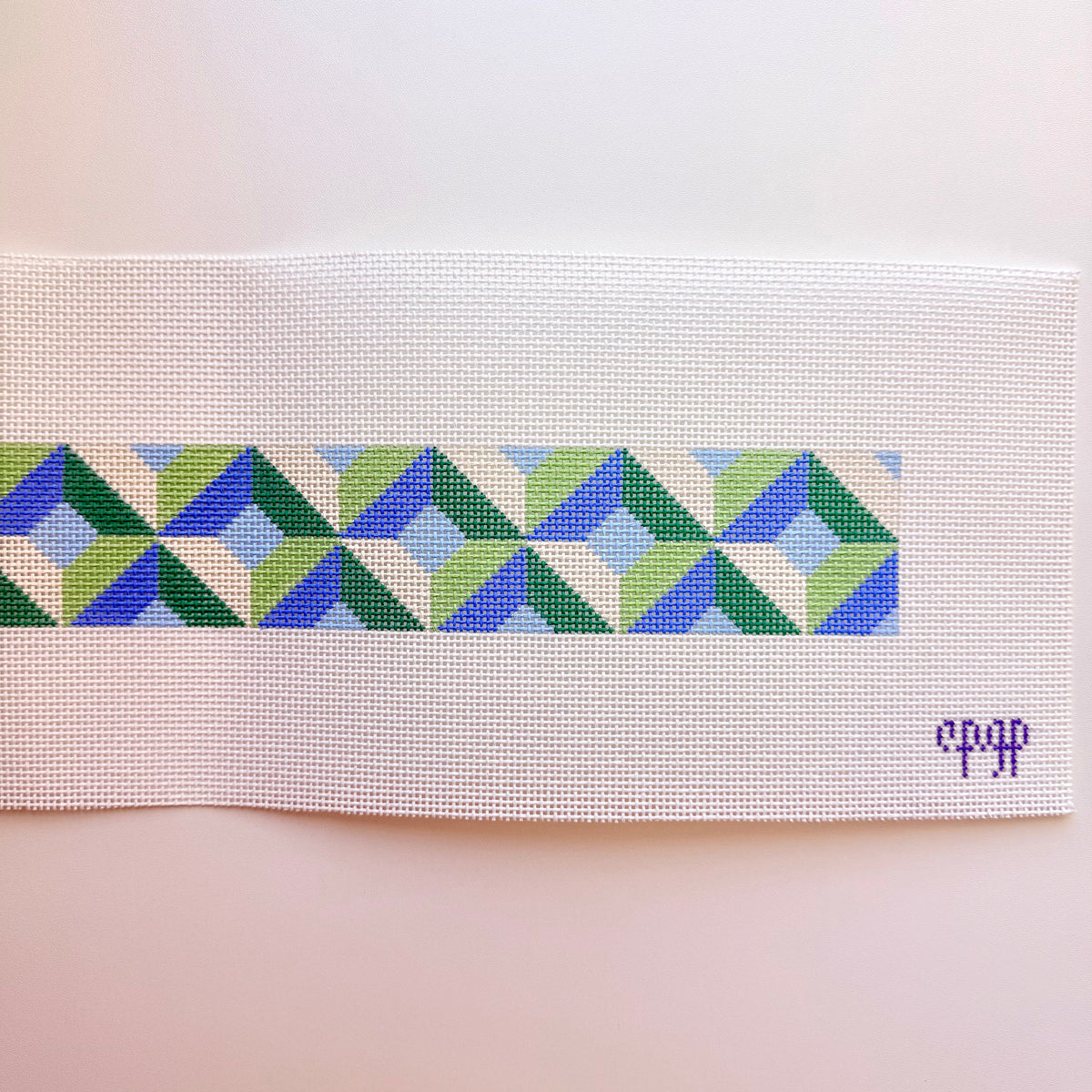 APBS09-G Color Block Bag Strap - Green/Blue - 13M 39 x 2.2" - MKT