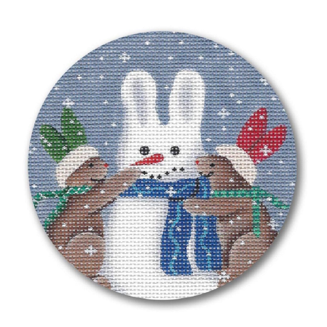 GD-XO 24 Bunnies Building Snowman - TS