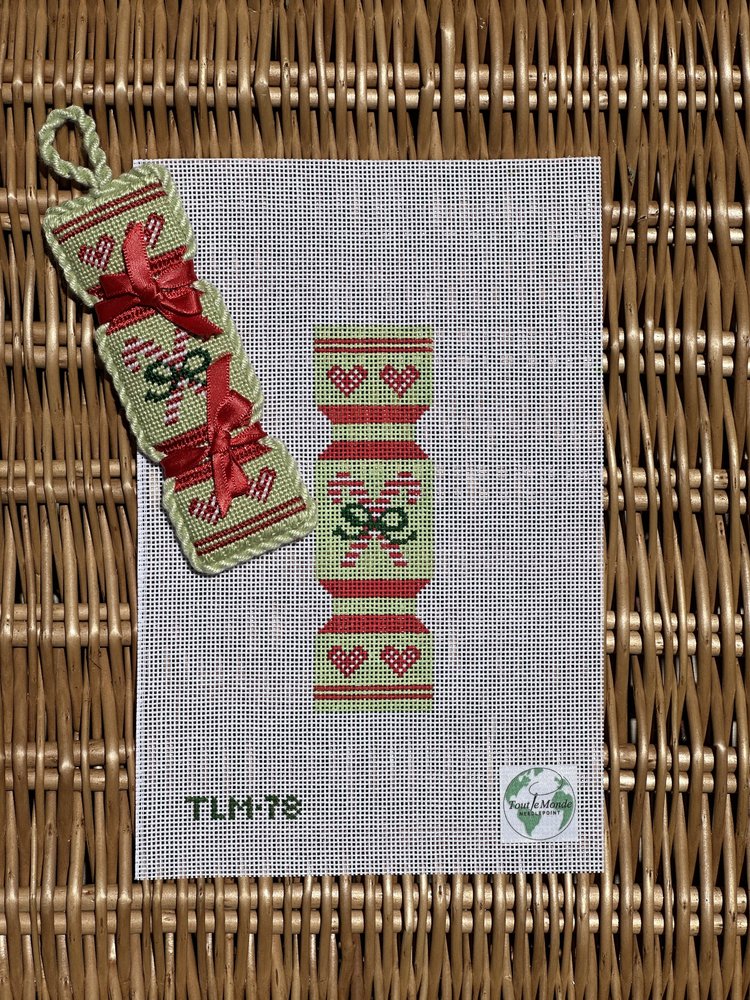 Christmas Cracker - Candy Cane Crush (Green Ribbon Included for Finishing) TLM-78