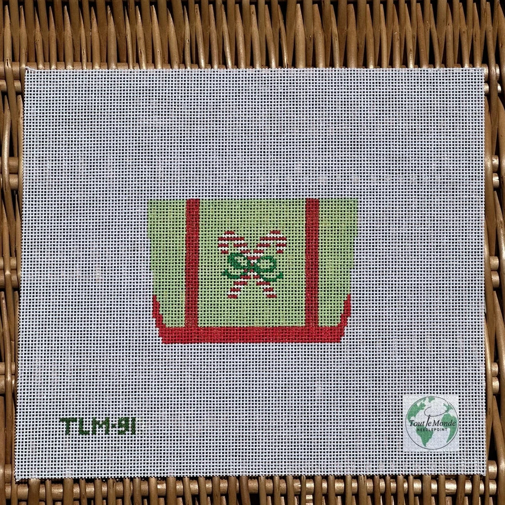 Mini Tote - Candy Cane Crush Pistachio TLM-91