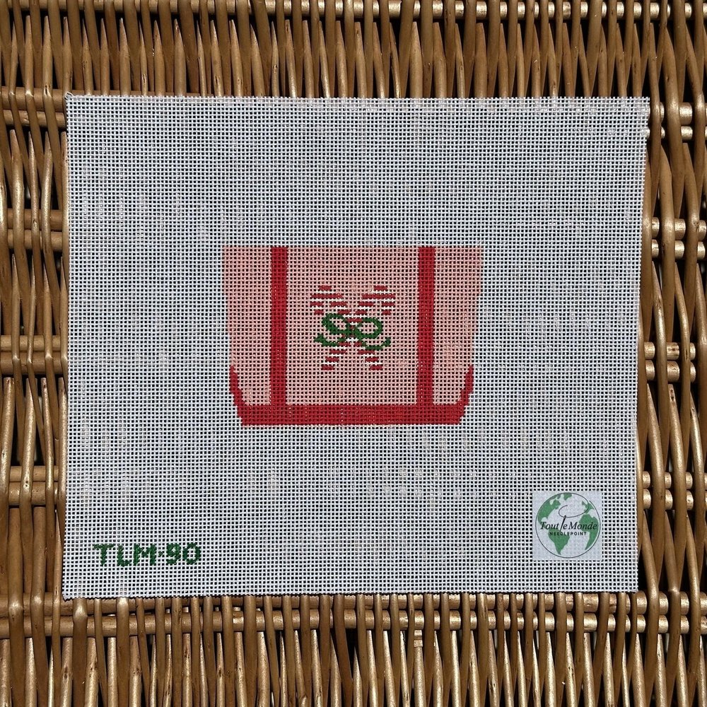 Mini Tote - Candy Cane Crush Pink TLM-90