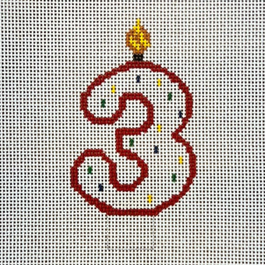 TGS05 Candle Numbers ~ Large #3 - TS