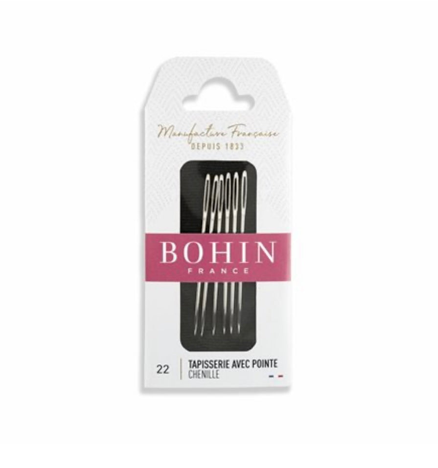 Bohin Chenille Needles - Size 22 set of 6