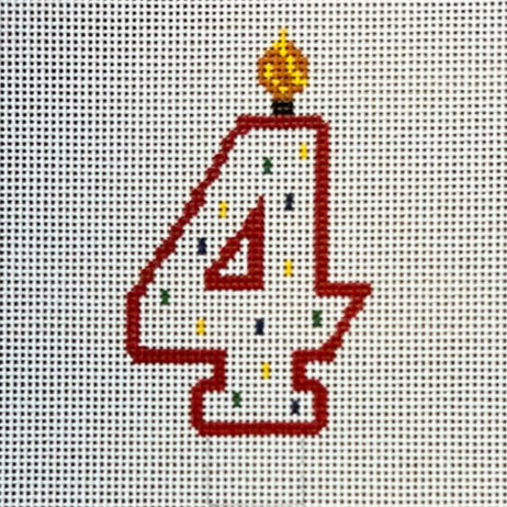 TGS06 Candle Numbers ~ Large #4 - TS