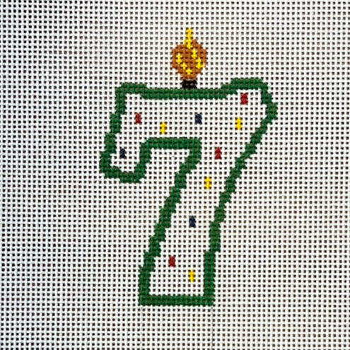 TGS09 Candle Numbers ~ Large #7 - TS