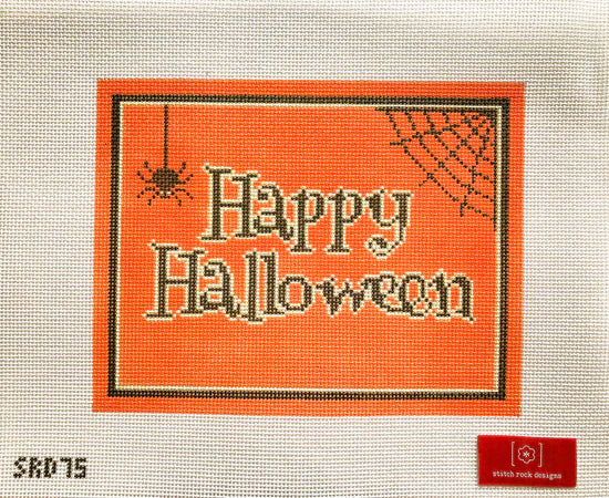Happy Halloween SRD-75 Canvas + Stitch Guide by Stefanie Chase